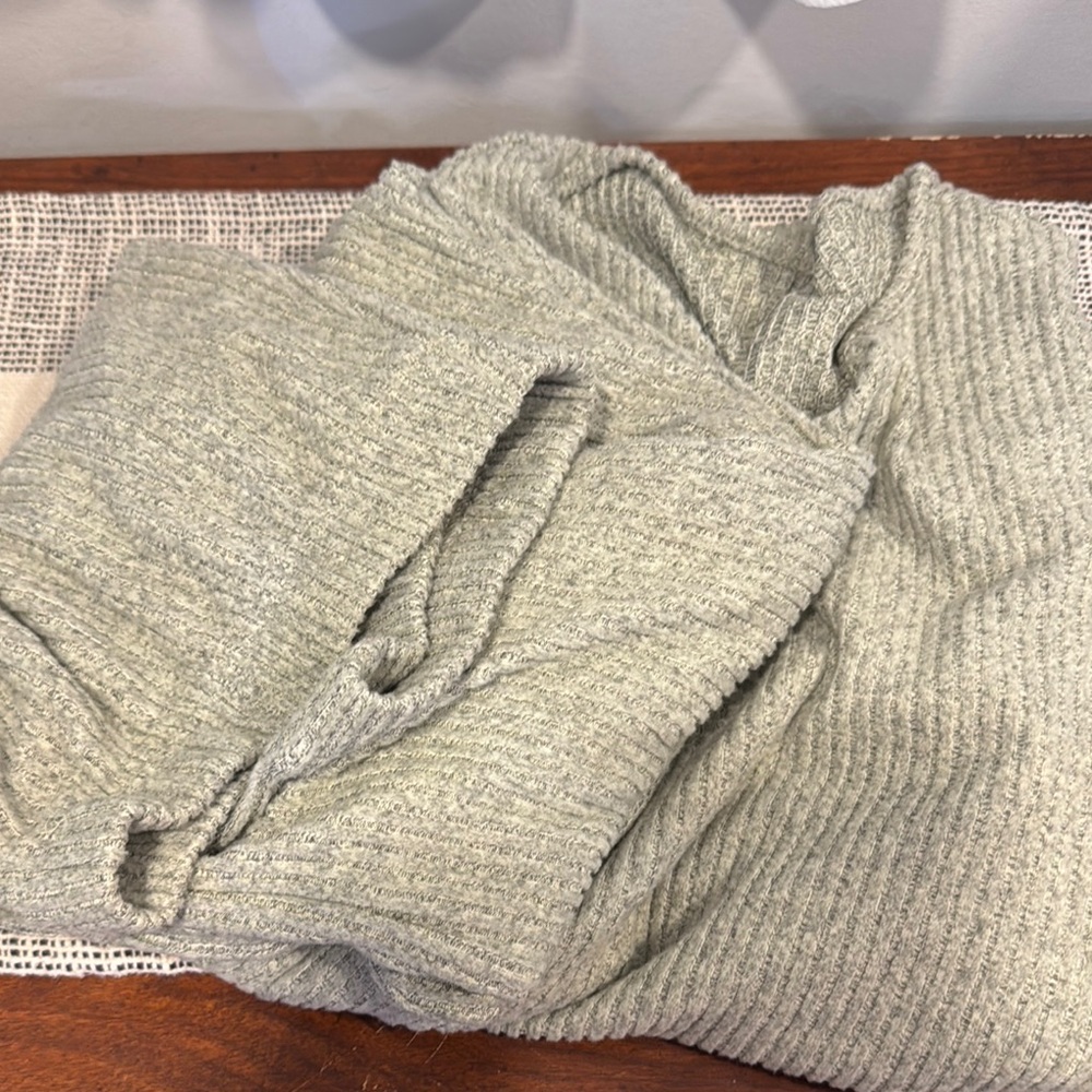 Cozy Gray Knit Sweater and pants